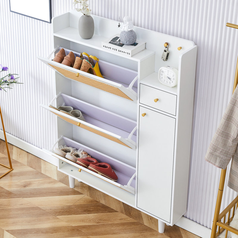 Wayfair white shoe cabinet hot sale